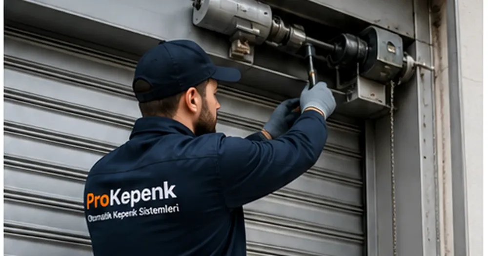 Şişli otomatik kepenk tamiri yapan ProKepenk servis ekibi
