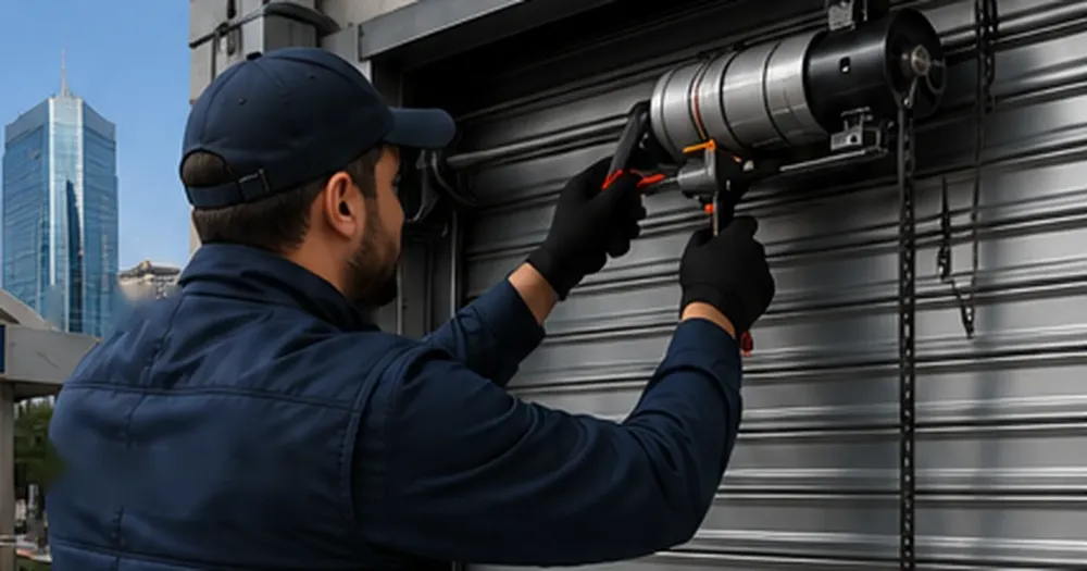Mecidiyeköy otomatik kepenk tamiri yapan ProKepenk servis ekibi